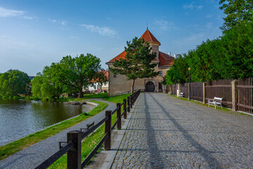 Lower gate at Telc in Czech republic