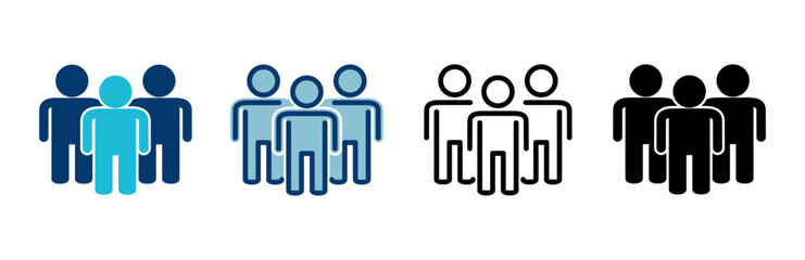 people icon vector isolated on white background. person icon. User vector icon