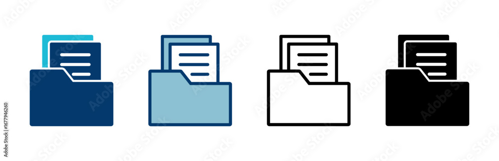 Poster folder icon vector isolated on white background. folder and documents icon. icon archive