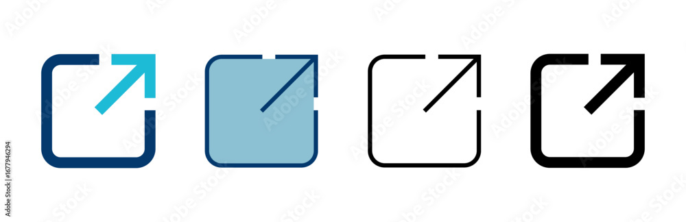 Poster link icon vector isolated on white background. link vector icon. external link symbol vector icon. h