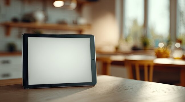 Tablet on kitchen table (3)