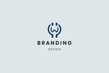 initial linear minimal letter 