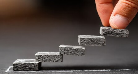 Building Up Steps To Success