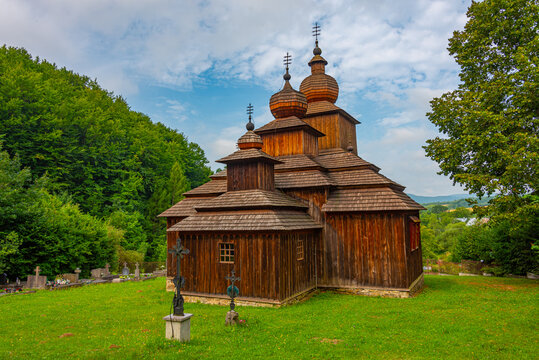 Greek Catholic wooden church of Saint Paraskeva at Dobroslava ,