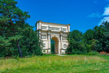 Fototapeta premium Rendezvous temple at Lednice-Valtice complex in Czech republic