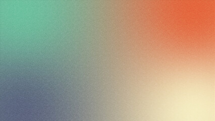 ネイビーとグリーンにオレンジが映える秋色グラデーション背景壁紙