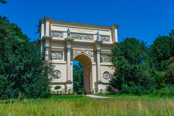 Fototapeta premium Rendezvous temple at Lednice-Valtice complex in Czech republic