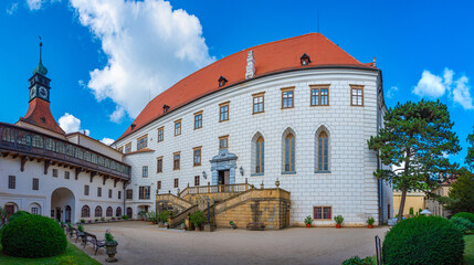 Namest nad Oslavou castle in the Czech republic © dudlajzov