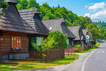 Traditional folk architecture in Podbiel, Slovakia