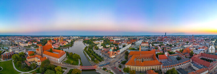 Sunset View Center Wroclaw With