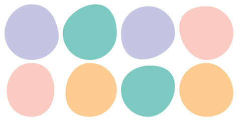 Random organic blob shapes. Black cube drops. Liquid organic amoeba silhouette blob in modern style. Various shapes of irregular blobs. organic blob shape irregular form abstract vector illustration