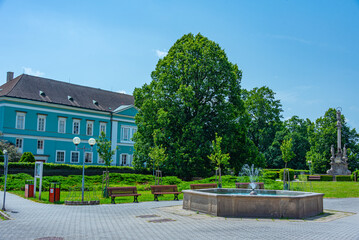 Dacice castle viewed during sunny day, Czech republic