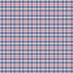 Seamless Plaid Pattern in Blue and Pink