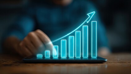 Growth Chart on Device Screen