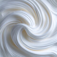 Smooth Creamy Texture Swirled Background for Creative Culinary and Artistic Projects