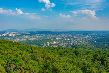 Fototapeta premium Panorama view of Kosice in Slovakia