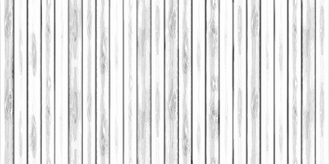 Wood plank wall, vertical slats, wood texture, gray shades, vector design