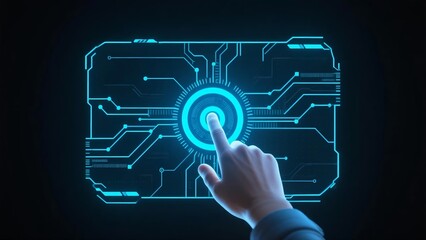 Futuristic holographic interface