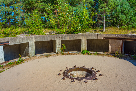 Bunkry Bl??chera military installation in Polish town Ustka