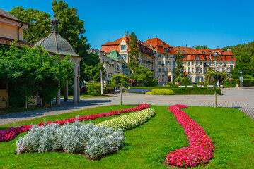 Summer day at Piestany spa in Slovakia