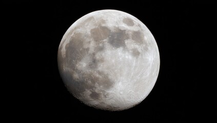 Obraz premium Full Moon in the Night Sky.