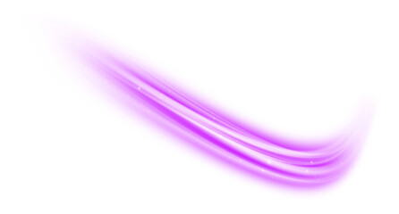 Neon Purple Light Trail with Sparkle Glow