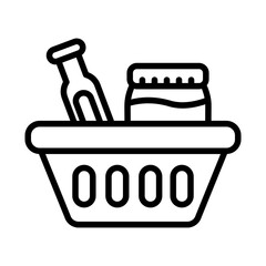 Basket with Beverage