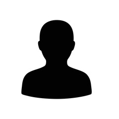 User Profile Icon Silhouette - Generic Person Avatar Symbol