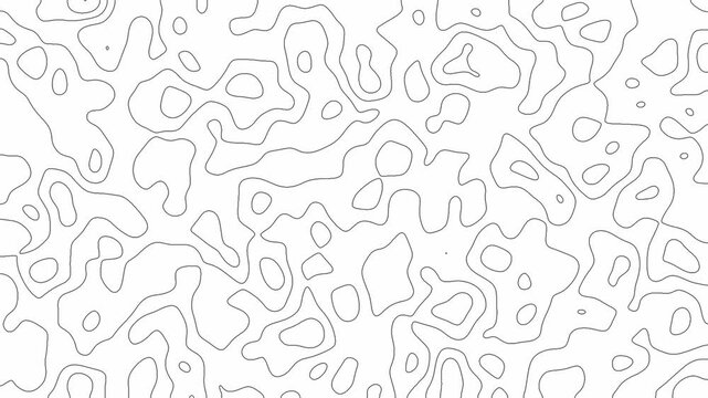 abstract amoeboid shape lines in random movement inter linked connected each other irregular pattern motion background animation