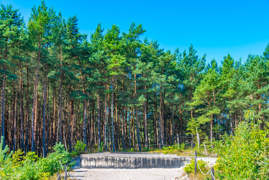 Bunkry Bl??chera military installation in Polish town Ustka