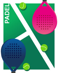 Padel logo sport name. Logo. Icon. Tennis indoor