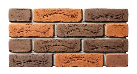 Obraz premium Discover rustic charm with this textured brick wall pattern, showcasing warm earthy tones and natural imperfections perfect for creating inviting spaces and timeless designs.