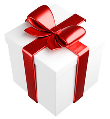 3Dイラスト_プレゼント_赤