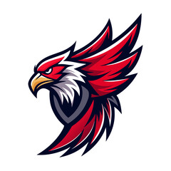 Modern Eagle Logo with Bold Contrasts and Stylized Wing Flow for High-Impact Clarity