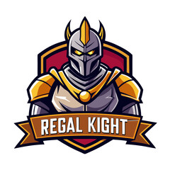 Regal Knight with Medieval Plating and Digital Banner