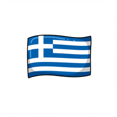 Greece Flag illustration