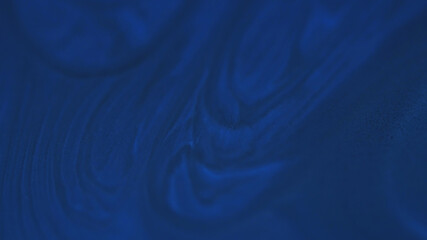 Ripple paint. Shiny fluid. Blur blue color water texture dust chemical flow spreading on abstract creative acrylic art background.