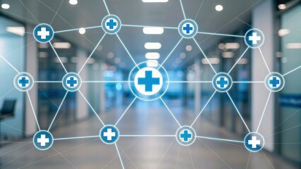 Cybersecurity telemedicine network security digital health hospital data protection patient privacy secure connection medical technology modern