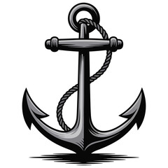 anchor on white background