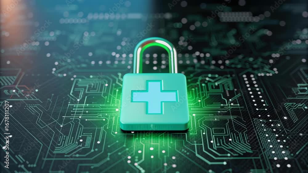 Poster cybersecurity telemedicine data protection and medical security for digital health secure network en