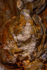 Ochtinska aragonite cave in Slovakia