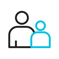 Customer Profile Line Icon for Customer Journey and Personas Icon Set