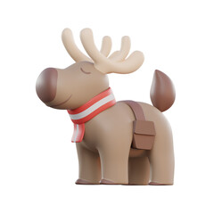 rabbit with a wooden box