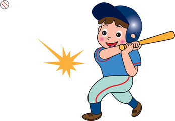 少年野球のバッター
