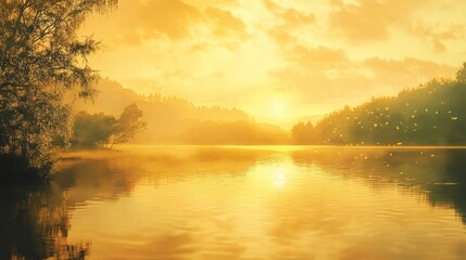 Fototapeta premium Peaceful Nature Landscape