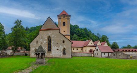 Fototapeta premium View of Red monastery in Slovakia