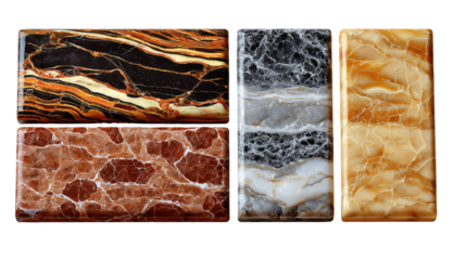 collage of different kinds of stone