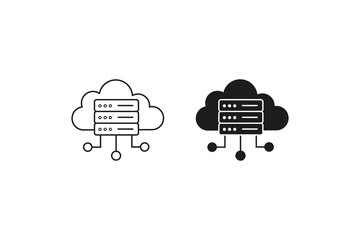 Cloud Server Icon image JPG file