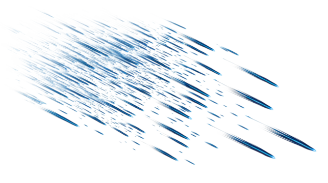 blue paint brush strokes