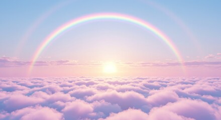 rainbow in the sky